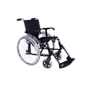Line kørestol m/store baghjul Quick Release, 45 cm, sort